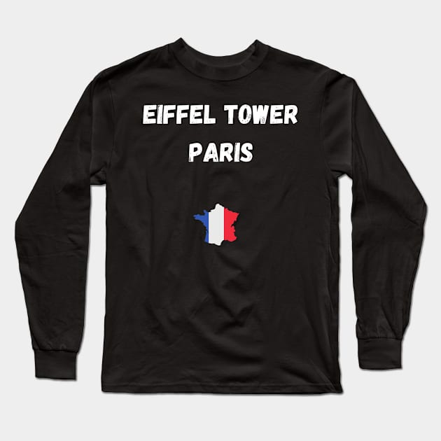 Eiffel Tower, Paris Long Sleeve T-Shirt by johnnie2749